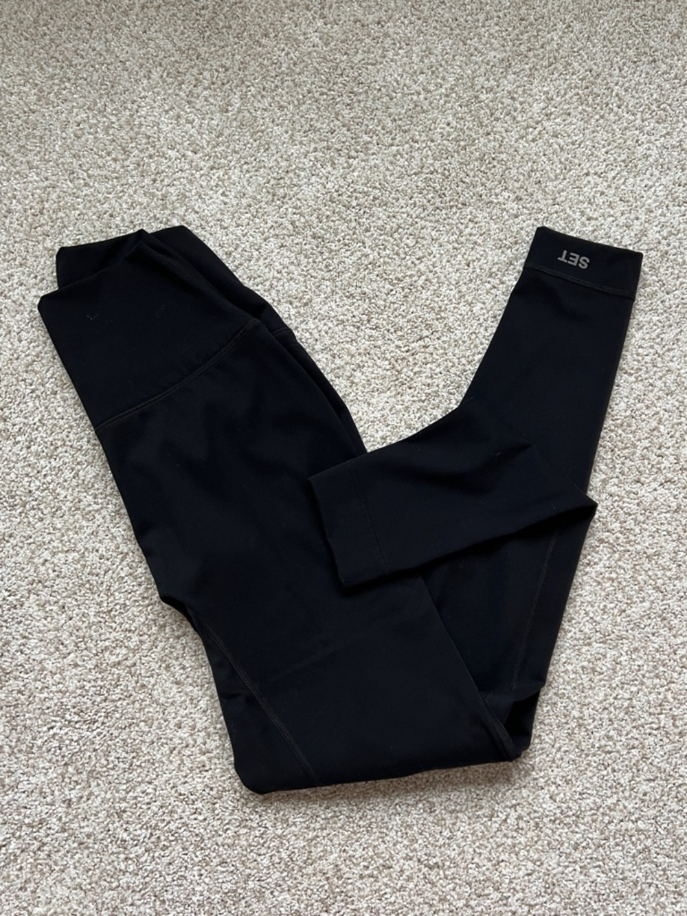 SET Active Leggings Black Size S